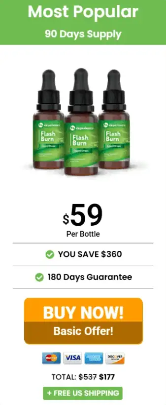 Flash Burn 3 bottle price